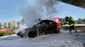 Dramatischer Einsatz an der A8: Feuerwehr verhindert Explosion von Tankstelle