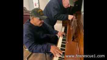 Conn. firefighters deliver 800-pound piano to veterans home