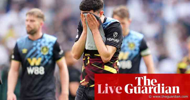 Tottenham relegate Burnley, West Ham leave Luton on brink: Premier League – live