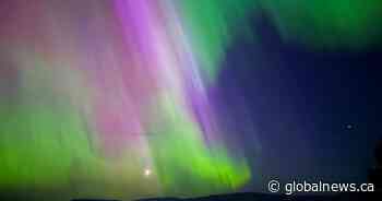 Northern lights paint brilliant display over B.C.