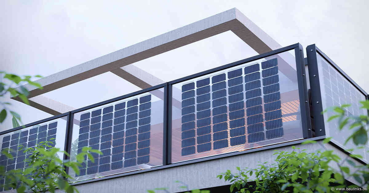Glasgeländersystem „Swissrailing Two Sided Solar” von Glas Trösch