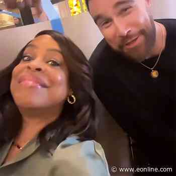 Travis Kelce Dances With Niecy Nash on Set of Grotesquerie