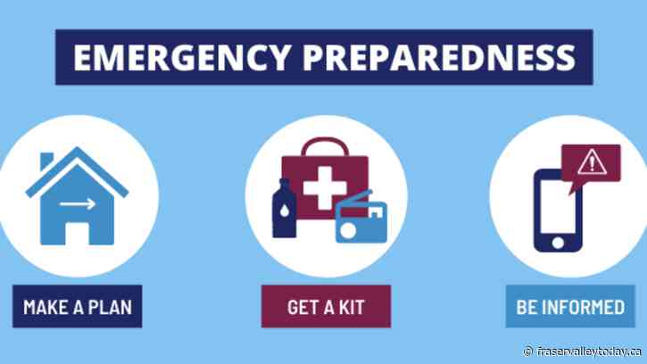 City reminds Chilliwack residents to be prepared for any emergency