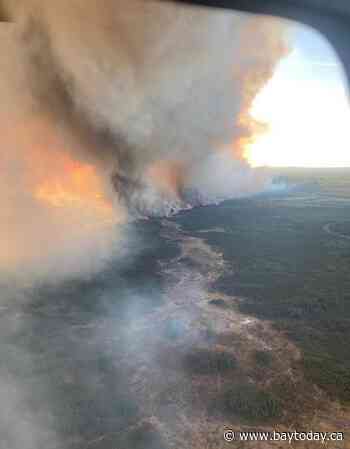 Growing wildfire near Fort Nelson, B.C., brings heavy smoke, telecom disruptions