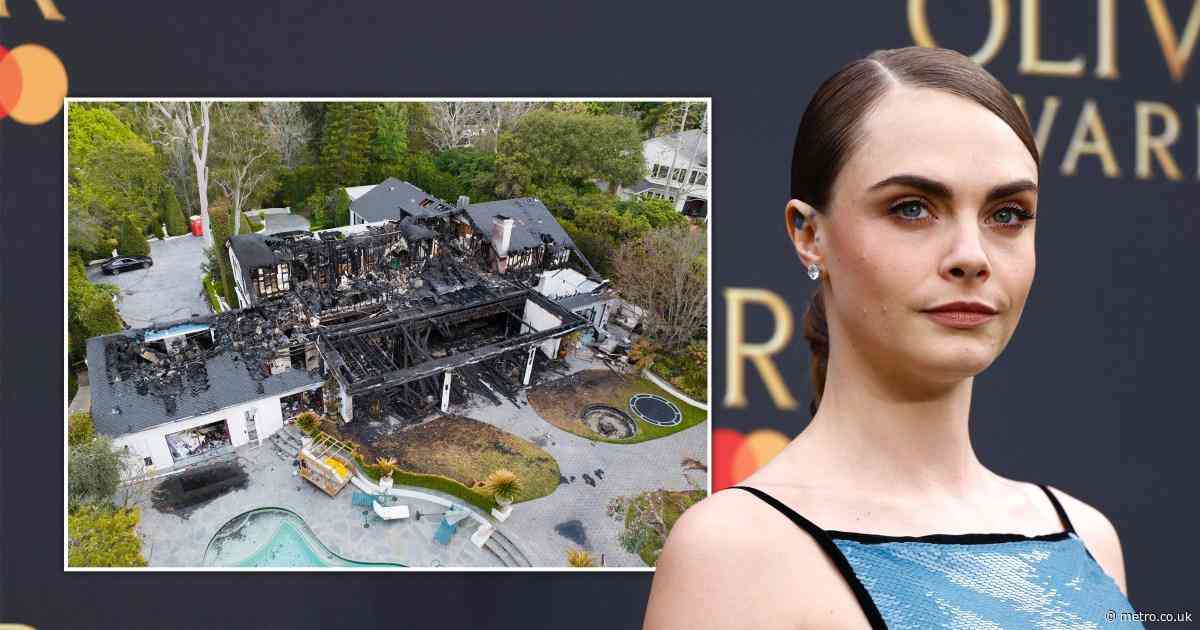 Cara Delevingne begins demolition on $7,000,000 Los Angeles mansion after devastating fire
