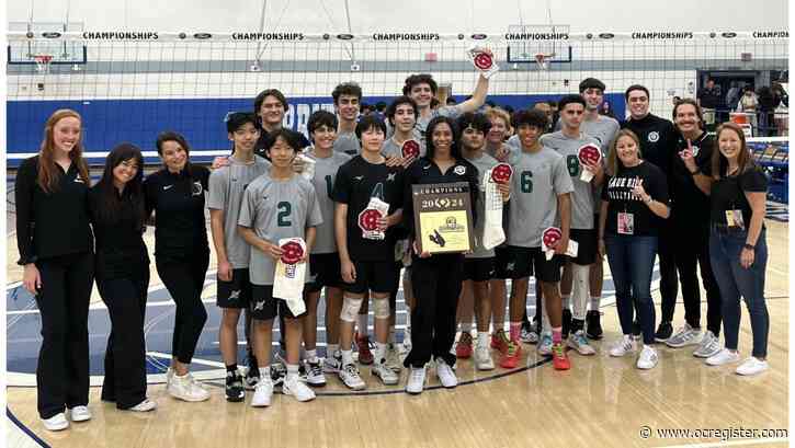 Sage Hills boys volleyball rallies to beat San Marino to win first CIF-SS title