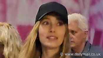 Jessica Biel shows off her new blonde hair and casual-chic style as she cheers on husband Justin Timberlake at his Las Vegas concert tour stop