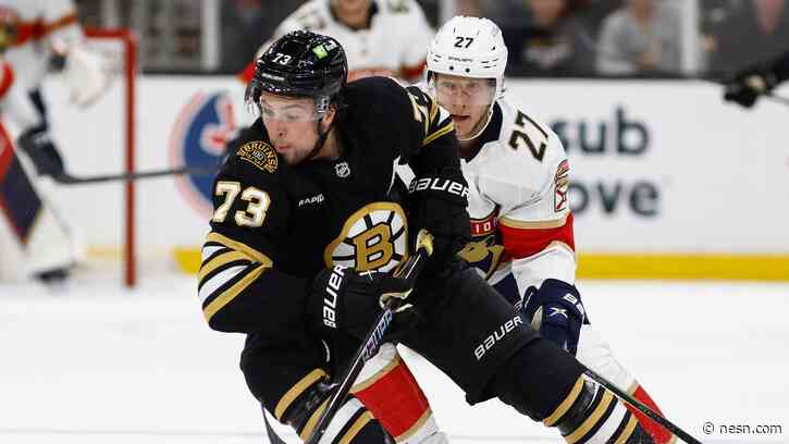 Bruins’ Charlie McAvoy Sports Nasty Black Eye After Game 3 Loss