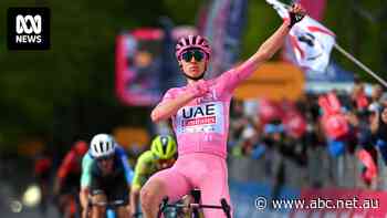 Aussie O'Connor boosts hopes of Giro podium finish, Pogačar wins another stage