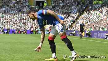 Rangers star James Tavernier pelted by missiles, including a MARIJUANA GRINDER, in stormy Old Firm derby