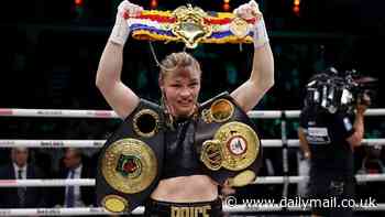 Welsh sensation Lauren Price becomes unified welterweight champion in just her SEVENTH fight, with Jessica McCaskill stopped due to nasty swollen eye