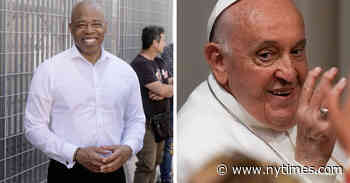 NYC Mayor Adams Meets Pope Francis at the Vatican