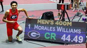 Teenager Morales Williams sets Canadian 400m record at SEC track championships