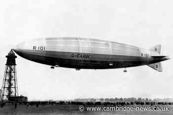 The giant hangars near Cambridgeshire where Britain's doomed airship set off on fateful voyage