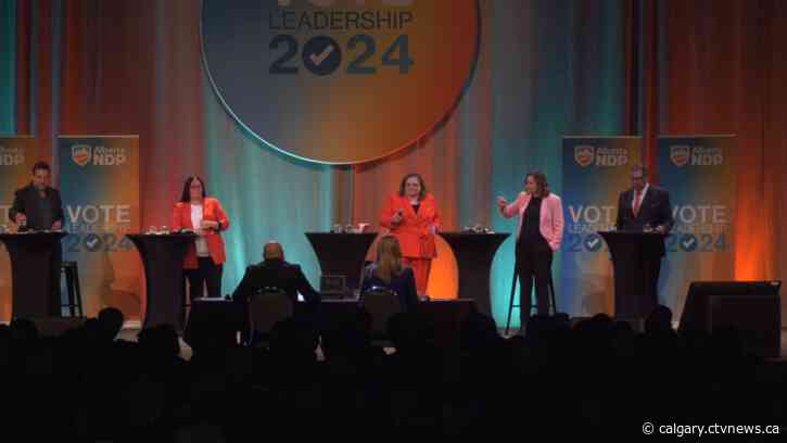 Candidates seeking NDP leadership square-off in Calgary debate