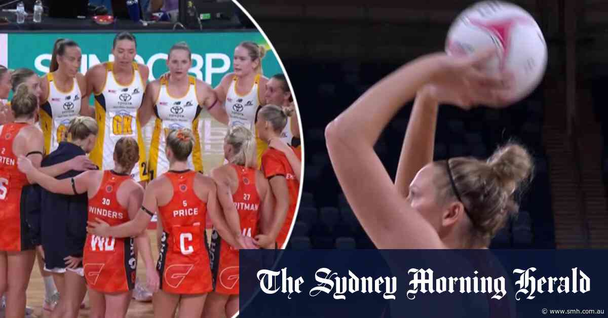 Farcical netball scenes ripped