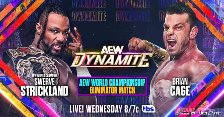 Swerve Strickland vs. Brian Cage & Lots More Announced For 5/15 AEW Dynamite, Updated Card