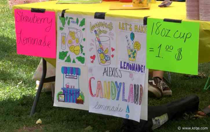Local kids sell interesting lemonade flavors to learn about entrepreneurship