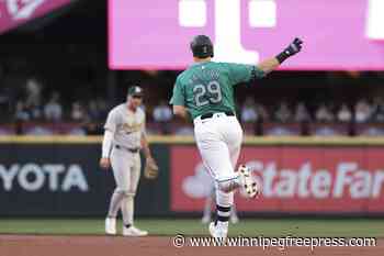 Bleday homers, Estes earns first win as A’s beat Mariners 8-1