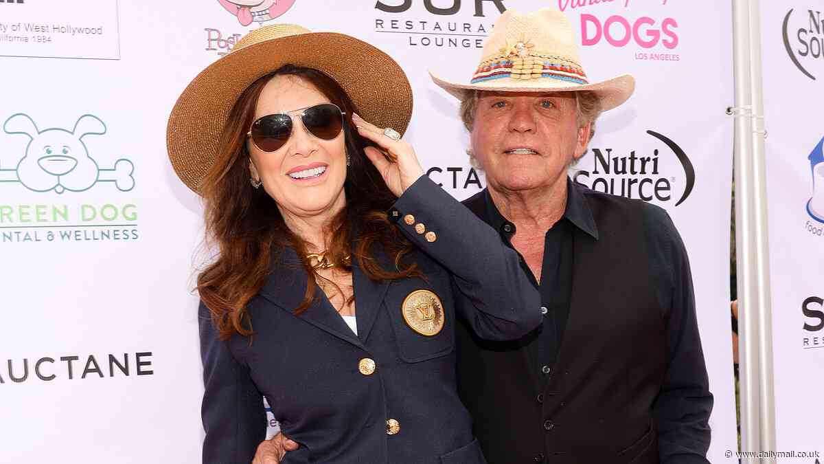 Lisa Vanderpump stuns in a blazer and jeans at the 7th annual World Dog Day celebration with husband Ken Todd in West Hollywood