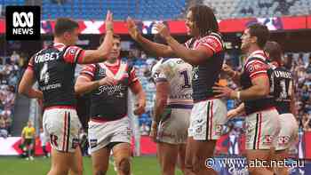 Live: Roosters running riot early against battling Warriors