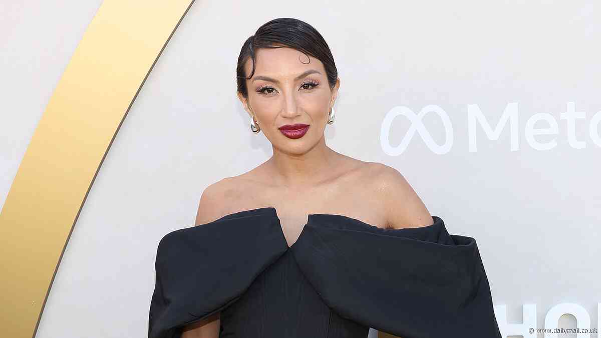 Jeannie Mai stuns in black strapless gown at Gold Gala 2024... after accusing Jeezy of 'domestic violence' amid bitter divorce