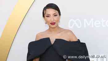 Jeannie Mai stuns in black strapless gown at Gold Gala 2024... after accusing Jeezy of 'domestic violence' amid bitter divorce