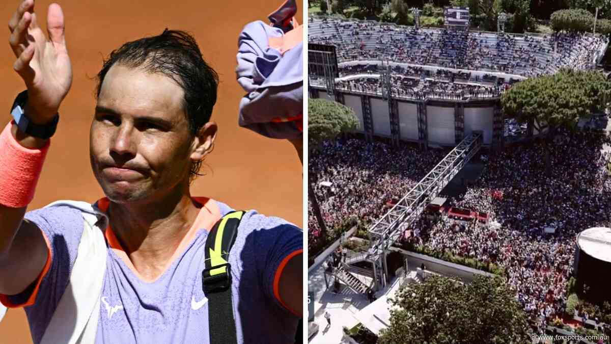 ‘Wow’: Ludicrous scene as Rafael Nadal says goodbye