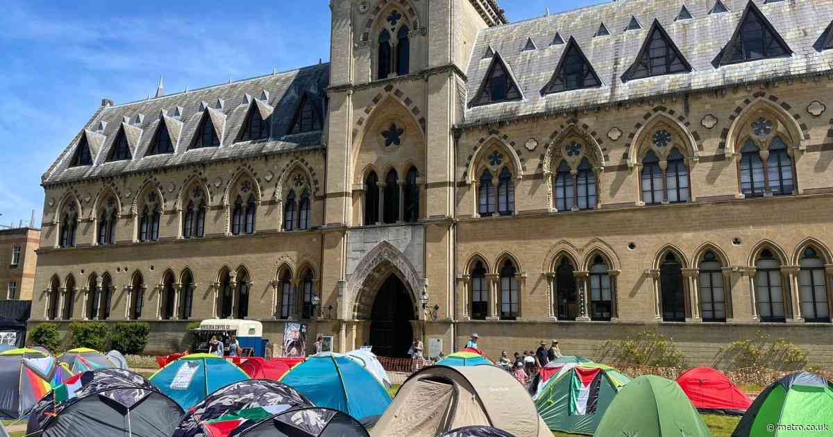 A sea of tents and a communal kitchen: Life inside Oxford’s pro-Palestinian encampment