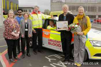 Family donates car to Whiteknights at York Hospital