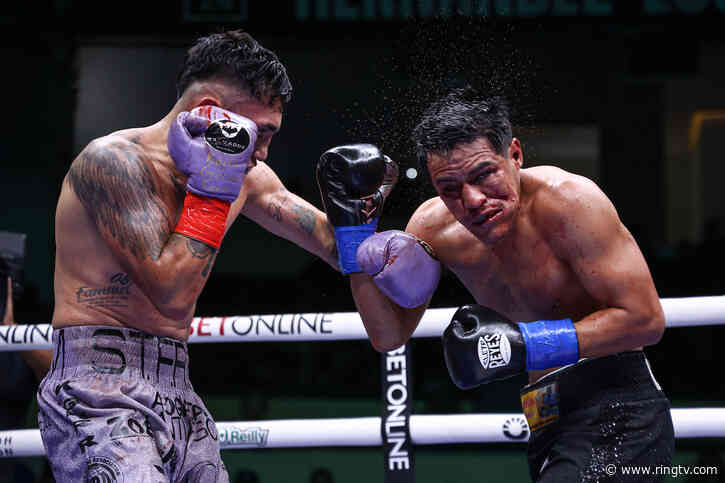 Rocky Hernandez Stops Daniel Lugo In 7th Round, Proposes To Longtime Partner