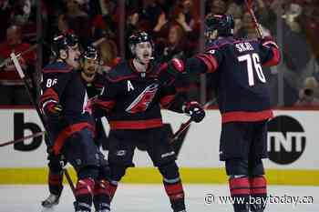NHL roundup: Hurricanes avoid being swept with 4-3 win over Rangers