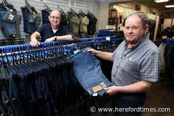 Hereford on closing Hereford's M. Black Levi jeans shop