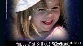 Madeleine McCann's parents share heartbreaking message as they mark their daughter's 21st birthday - saying, 'still missing, still missed, still looking'