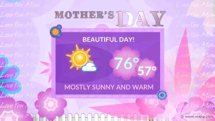 Mostly clear skies overnight create a chilly beginning to Mother's Day