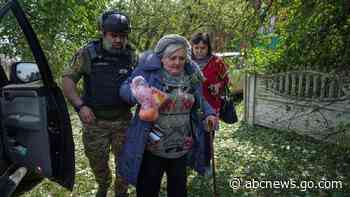 A renewed Russian offensive on Ukraine’s Kharkiv forces about 1700 to evacuate