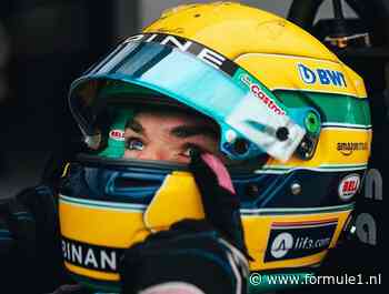 Gasly brengt op Imola eerbetoon aan Senna met speciale helm