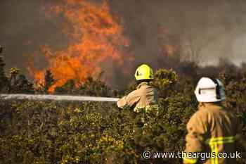Fire service warns risk of severe fire in West Sussex today