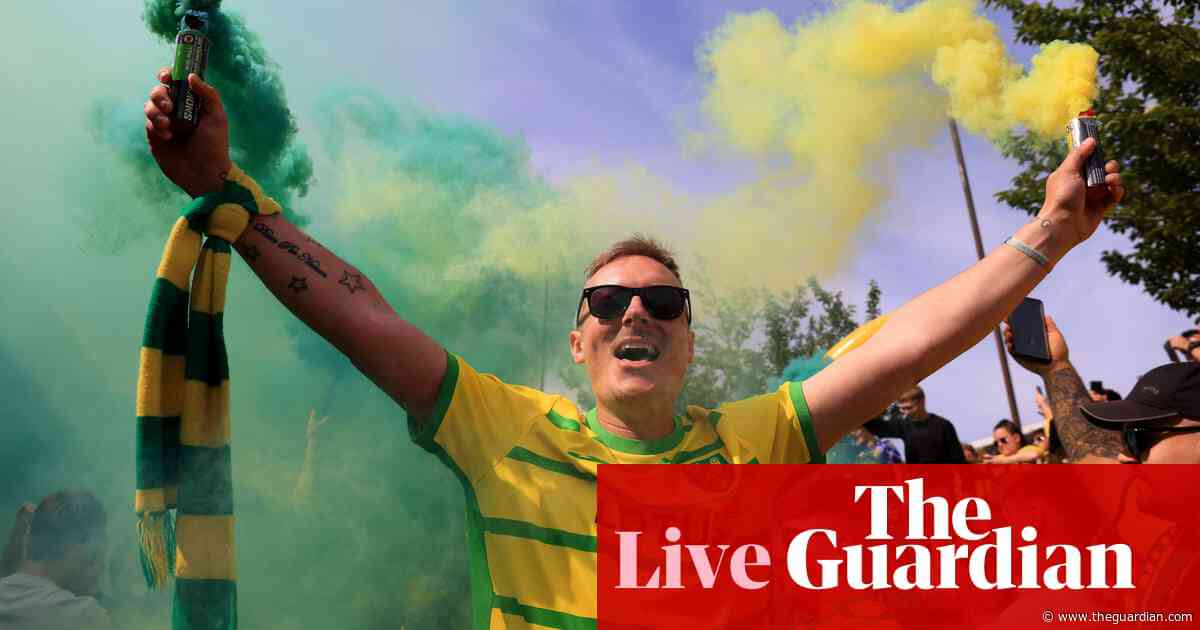 Norwich v Leeds: Championship playoff semi-final, first leg – live