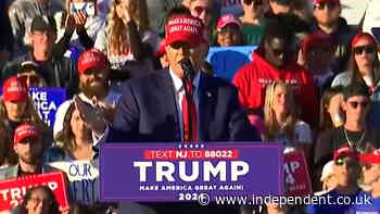 Donald Trump brands President Biden a ‘total moron’ during Jersey Shore rally