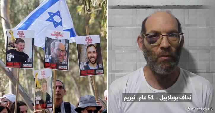 British-Israeli hostage ‘dies in Gaza’ hours after video of him alive sent to family