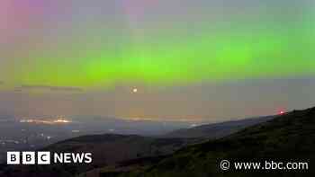Wales gets dazzling display of Northern Lights