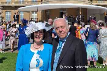 Oxford couple attend Buckingham Palace garden party