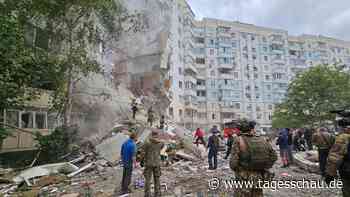 Ukraine-Liveblog: ++ Hochhaus in Belgorod schwer beschädigt ++