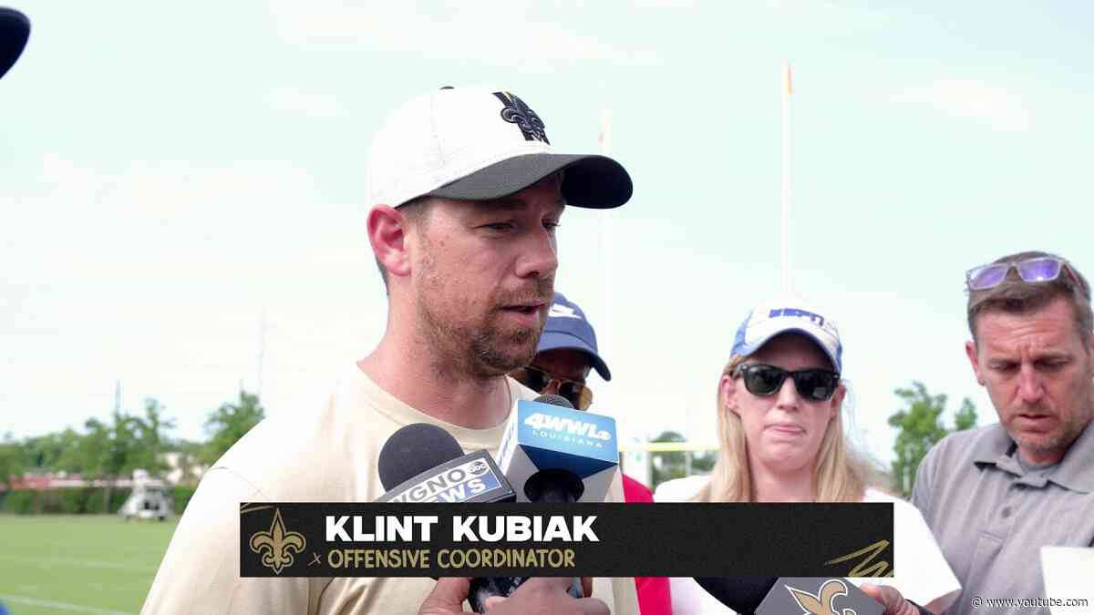 Klint Kubiak interview | Saints Rookie Minicamp 5/11/2024