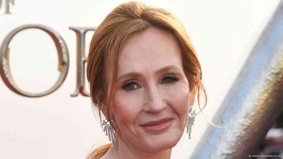 JK Rowling doubles down on fresh trans row by saying transgender football manager 'IS a straight, white, middle-aged bloke'