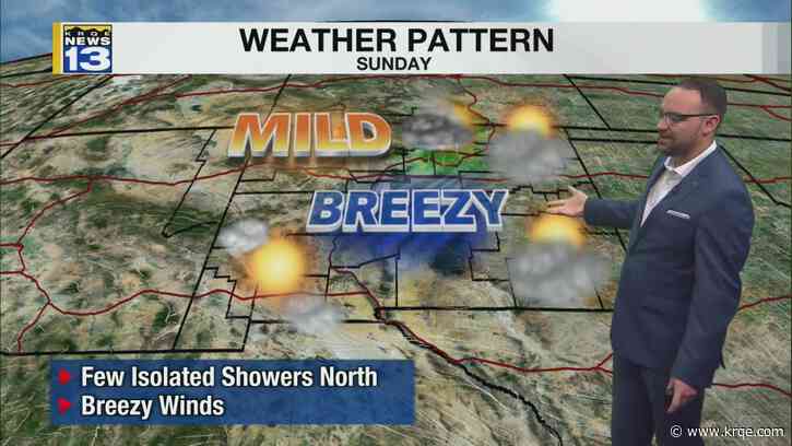 Calmer weather for Mother's Day