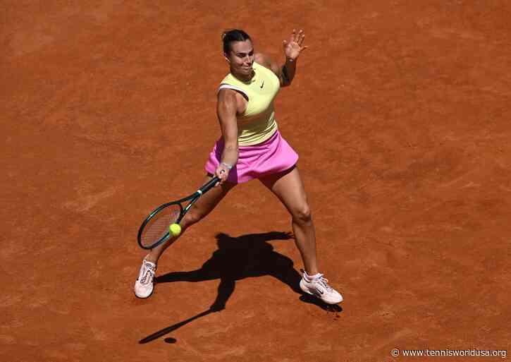 Rome: Aryna Sabalenka ousts AO semifinalist, could face next Wimbledon semifinalist