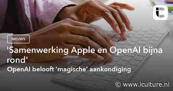‘Samenwerking Apple en OpenAI bijna rond’