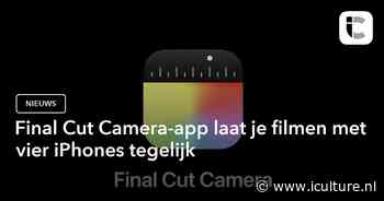Final Cut Camera-app laat je filmen met vier iPhones tegelijk